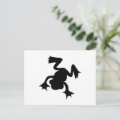Frosch Postkarte (Stehend Vorderseite)