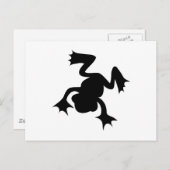Frosch Postkarte (Vorne/Hinten)
