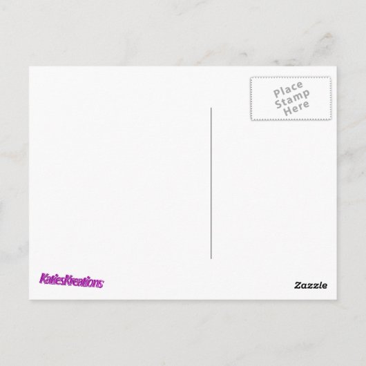 Frosch Postkarte (Rückseite)