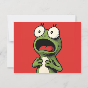 Frosch Postkarte