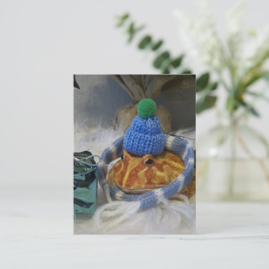 Frosch Postkarte (Stehend Vorderseite)