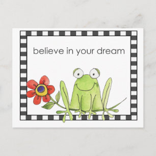 Frosch Postkarte