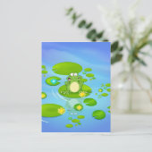 Frosch Postkarte (Stehend Vorderseite)