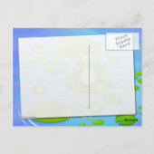 Frosch Postkarte (Rückseite)