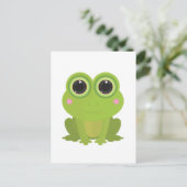 Frosch Postkarte (Stehend Vorderseite)