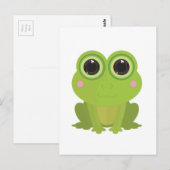Frosch Postkarte (Vorne/Hinten)