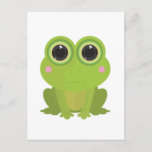 Frosch Postkarte (Vorderseite)