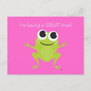 Frosch Postkarte