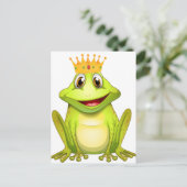 Frosch Postkarte (Stehend Vorderseite)