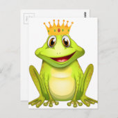 Frosch Postkarte (Vorne/Hinten)