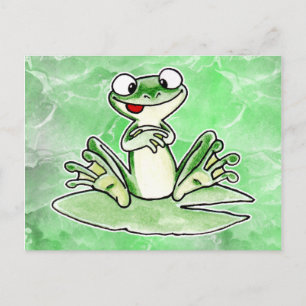 Frosch Postkarte