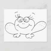 Frosch Postkarte (Vorderseite)