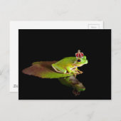 Frosch Postkarte (Vorne/Hinten)