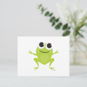 Frosch Postkarte (Stehend Vorderseite)