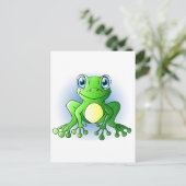 Frosch Postkarte (Stehend Vorderseite)