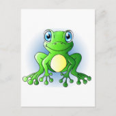 Frosch Postkarte (Vorderseite)