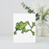 Frosch Postkarte (Stehend Vorderseite)