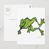 Frosch Postkarte (Vorne/Hinten)