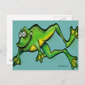Frosch Postkarte (Vorne/Hinten)
