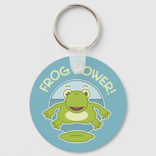 Frosch-Power Schlüsselanhänger
