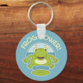 Frosch-Power Schlüsselanhänger (Vorderseite)