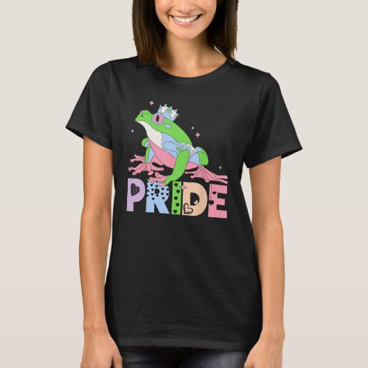 Frosch Pride Rainbow Animal Lover LGBTQIA Männer F T-Shirt (Vorderseite)