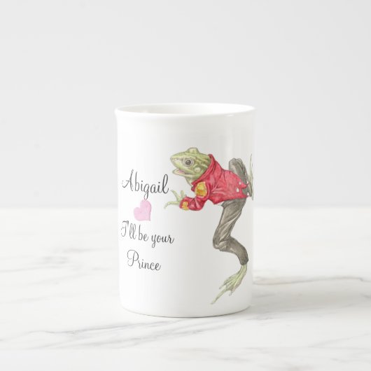 Frosch Prince Bone China Tasse (Vorderseite)
