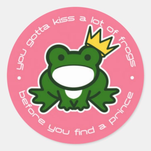 Frosch Prince Sticker (Vorderseite)