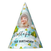 Frosch Prince Watercolor Niedlich Partyhütchen (Vorderseite)