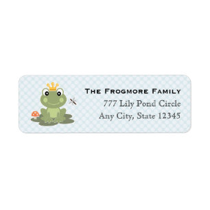 Frosch-Prinz Address Sticker Labels