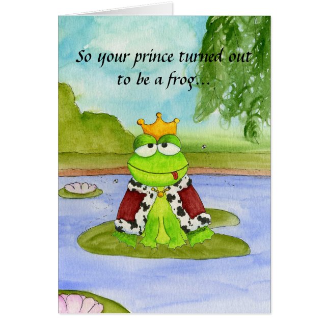 Frosch-Prinz Card (Vorne)