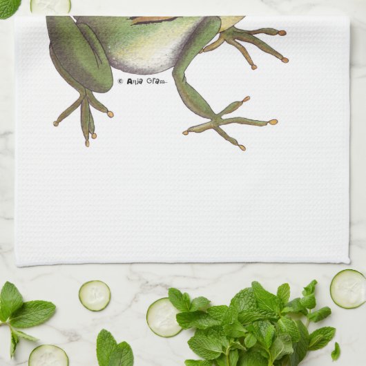 Frosch-Prinz-Geschirrtuch Geschirrtuch (Gefaltet)