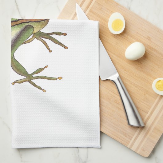 Frosch-Prinz-Geschirrtuch Geschirrtuch (Viertel Falte)