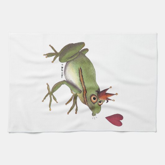 Frosch-Prinz-Geschirrtuch Geschirrtuch (Horizontal)