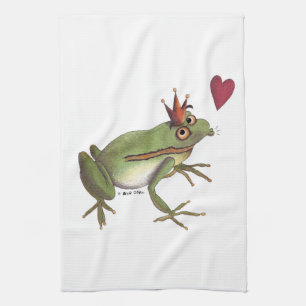 Frosch-Prinz-Geschirrtuch Geschirrtuch