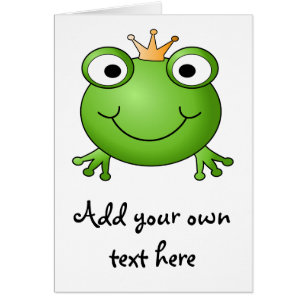 Frosch-Prinz. Glücklicher Frosch