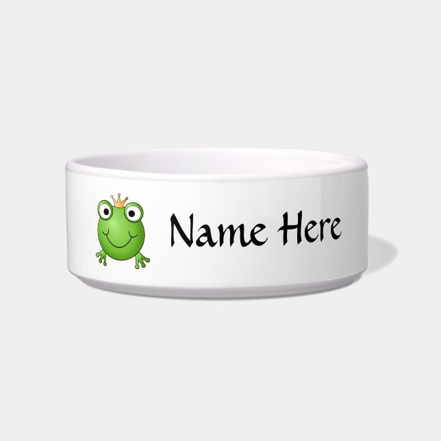 Frosch-Prinz. Glücklicher Frosch Napf (Vorderseite)