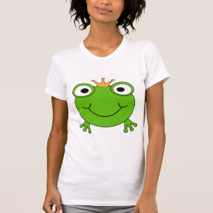 Frosch-Prinz. Lächelnder Frosch mit einer Krone T-Shirt