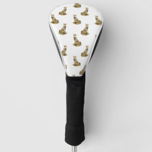 Frosch Prinz Magic Charm Fantasy Goldene Krone Golf Headcover