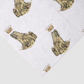 Frosch Prinz Magic Charm Fantasy Goldene Krone Seidenpapier (Ausschnitt)