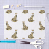 Frosch Prinz Magic Charm Fantasy Goldene Krone Seidenpapier (Handwerk)