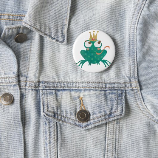 Frosch-Prinz Pin Button (Beispiel)