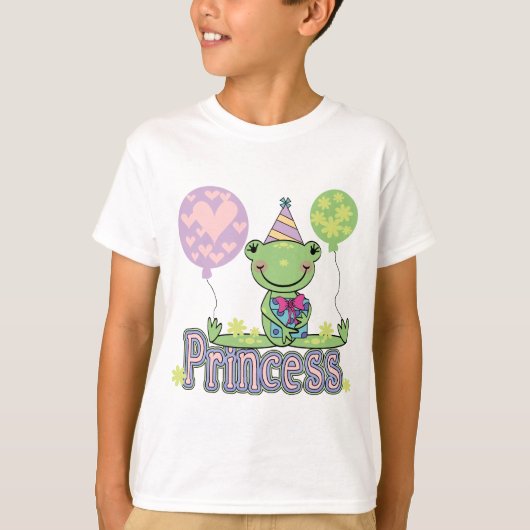 Frosch-Prinzessin Birthday Tshirts und Geschenke (Vorderseite)