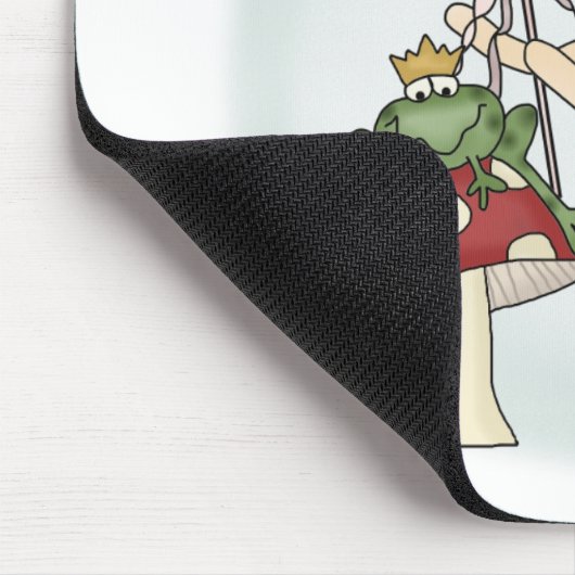 Frosch-Prinzessin Mousepad (Ecke)