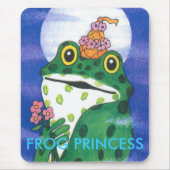 FROSCH-PRINZESSIN. MOUSEPAD (Vorne)