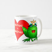 Frosch-Prinzessin Prinz Love Names Kaffeetasse (VorderseiteRechts)