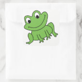 Frosch Quadratischer Aufkleber (Tasche)