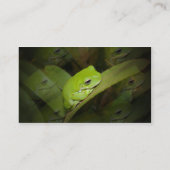 Frosch-Reflexions-Visitenkarte Visitenkarte (Rückseite)
