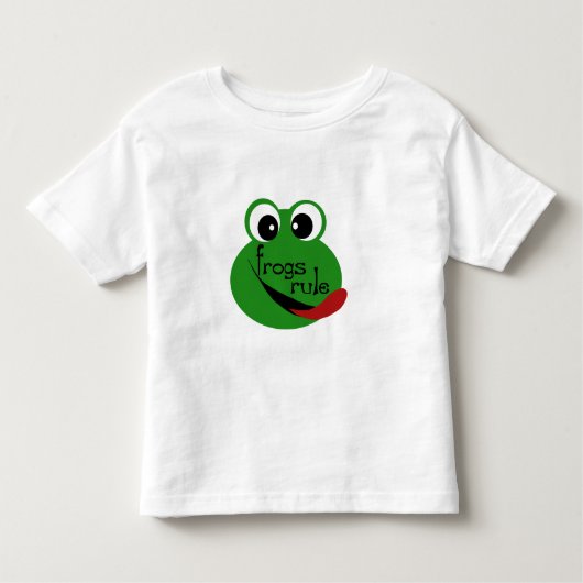 Frosch-Regel Kleinkind T-shirt (Vorderseite)