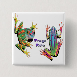 Frosch-Regel-Knöpfe Button